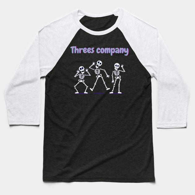 Threes company Baseball T-Shirt by Pestach